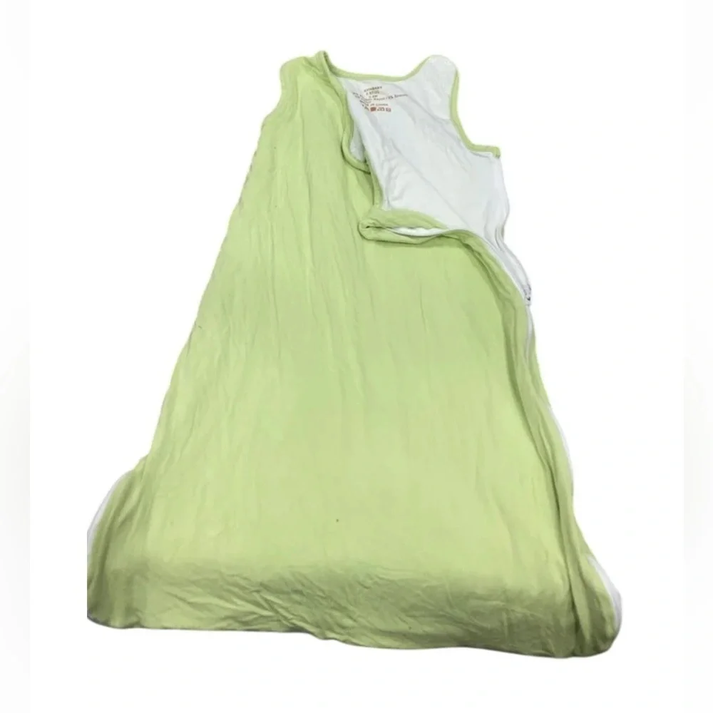 Attababy 0.5 TOG Bamboo Sleep Sack, 0-6 Months, Pastel Green